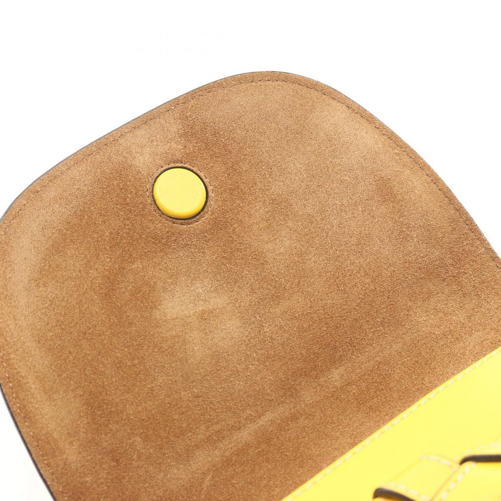 Loewe Waist Bag Gate Dual Mini Yellow Leather Shoulder — view 8