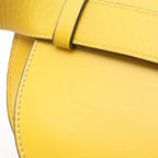 Loewe Waist Bag Gate Dual Mini Yellow Leather Shoulder — view 7