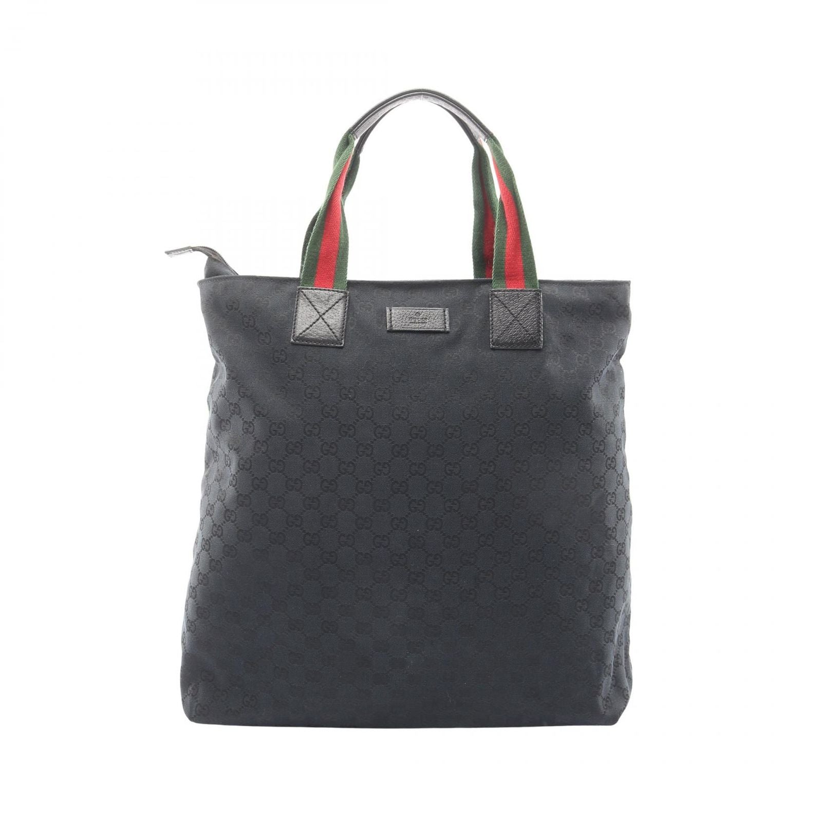 Gucci Tote GG Canvas Sherry Line Black