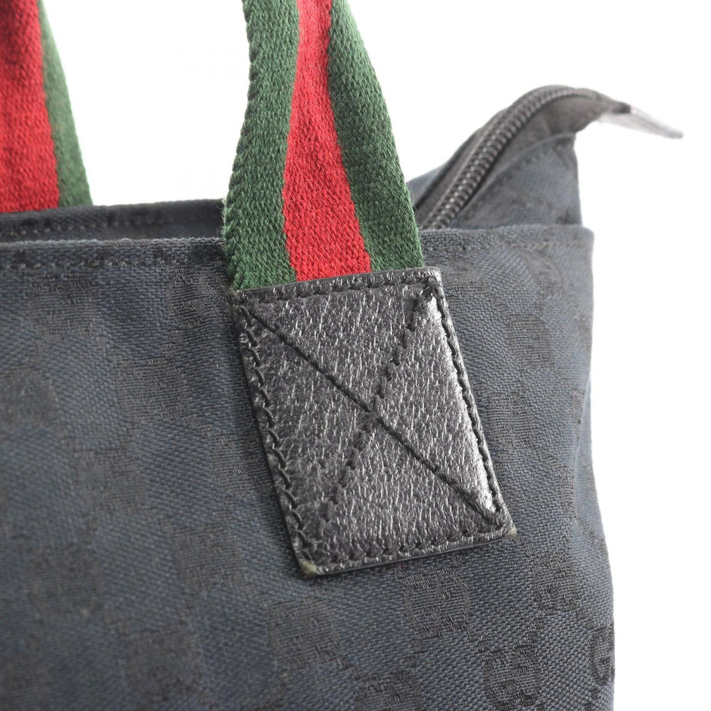 Gucci Tote GG Canvas Sherry Line Black — view 7