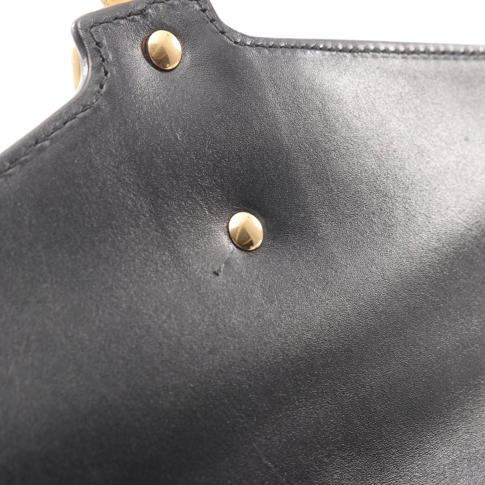Gucci Shoulder Bag Sylvie Small Webline Black Leather — view 7