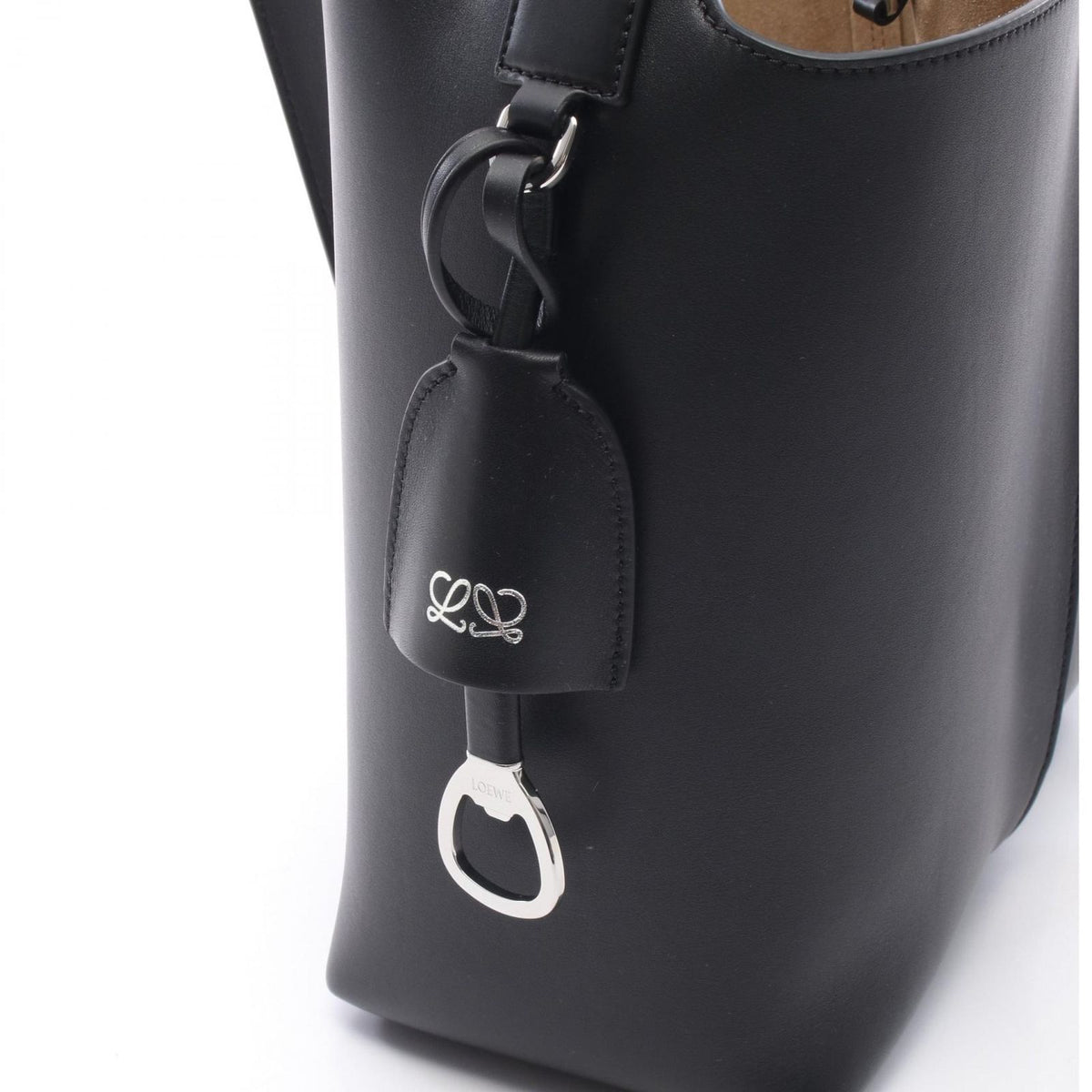 Loewe Shoulder Bag Bilbao Black Leather — view 5