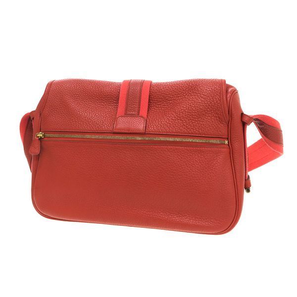 Hermes Blue Lang Messenger — view 2