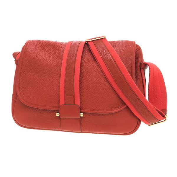 Hermes Blue Lang Messenger