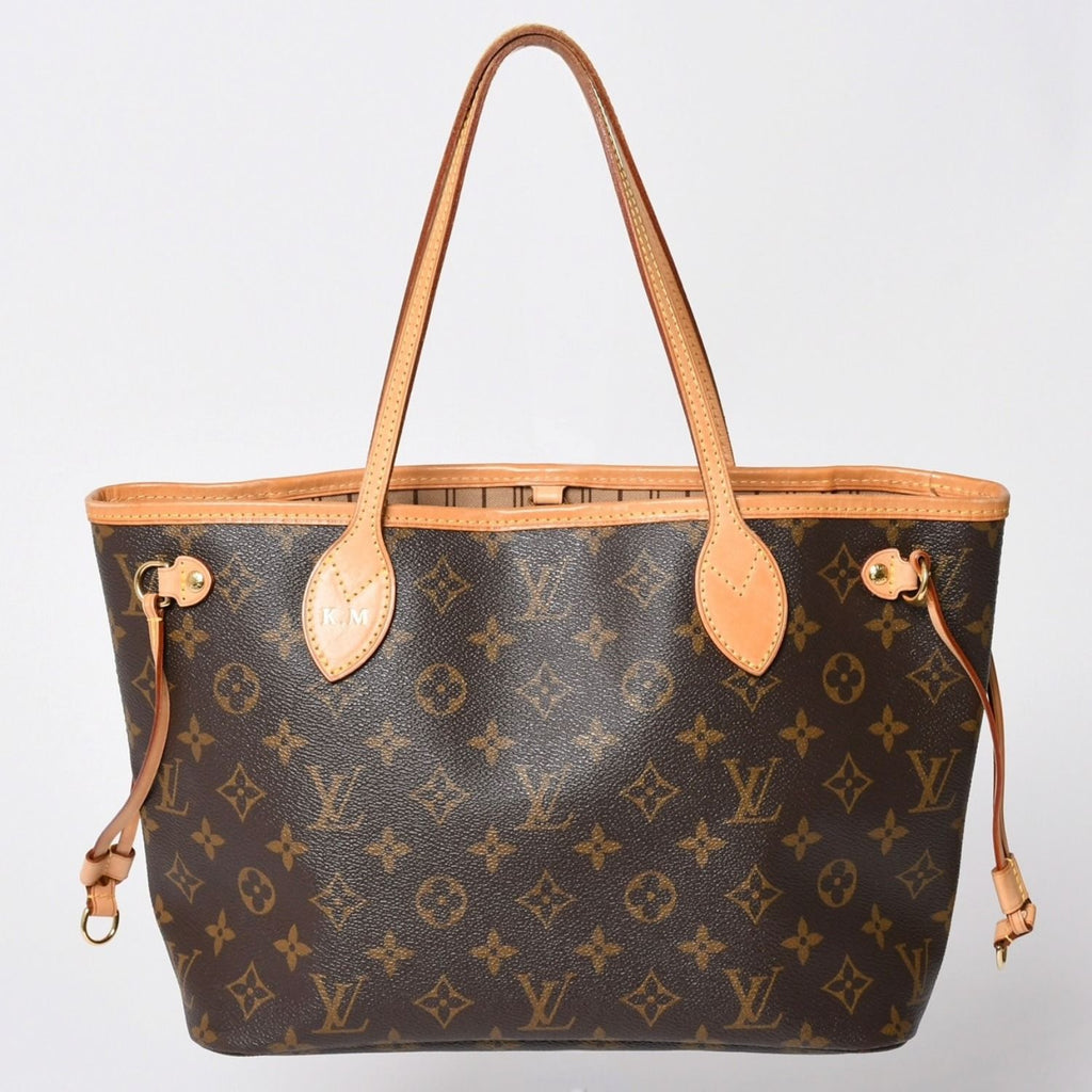 Louis Vuitton Tote Bag Neverfull PM Monogram Brown Canvas Leather