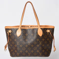 Louis Vuitton Tote Bag Neverfull PM Monogram Brown Canvas Leather
