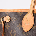 Louis Vuitton Tote Bag Neverfull PM Monogram Brown Canvas Leather — view 6