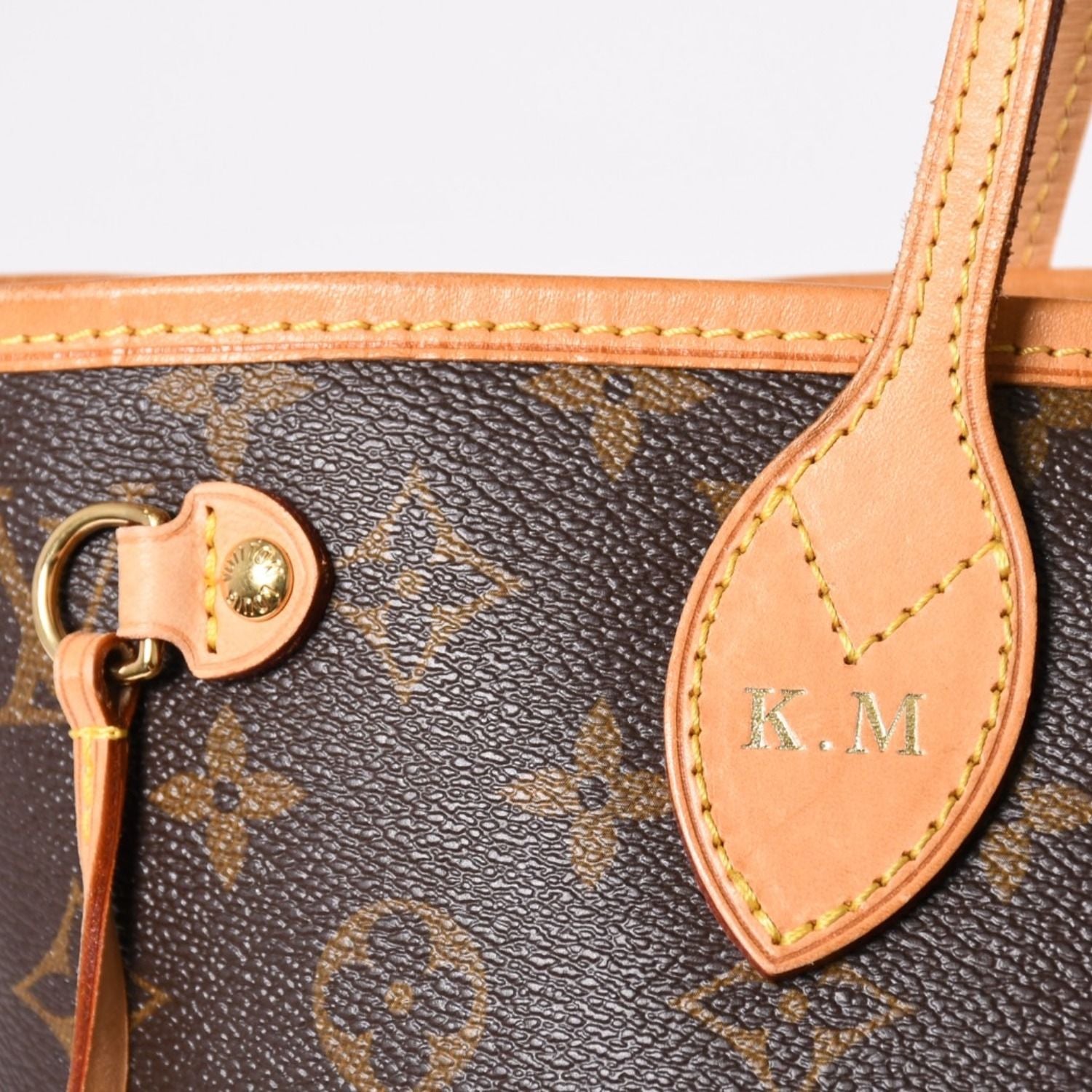 Louis Vuitton Tote Bag Neverfull PM Monogram Brown Canvas Leather — view 6