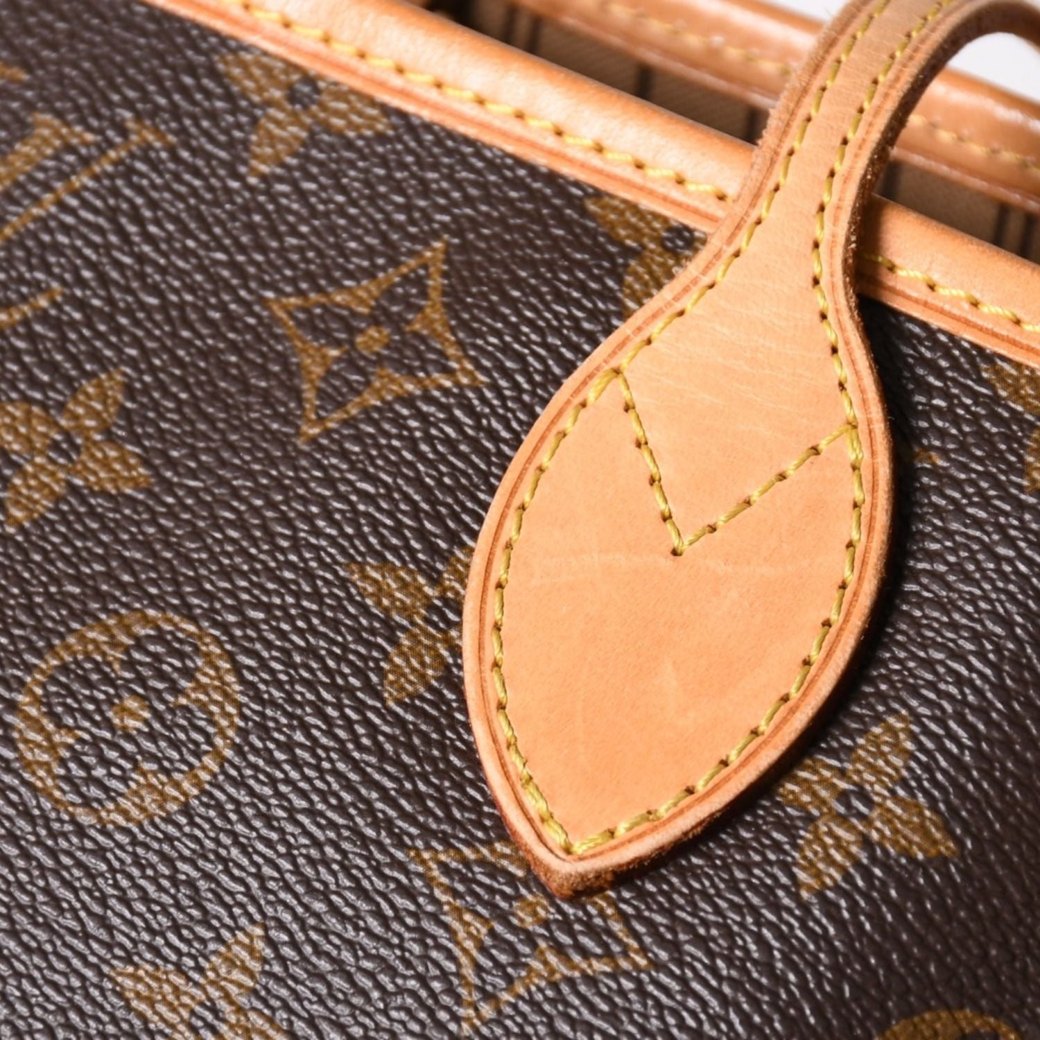 Louis Vuitton Tote Bag Neverfull PM Monogram Brown Canvas Leather — view 7