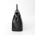 Fendi Peekaboo Leather Large Handbag 2-Way Shoulder Black — view 3