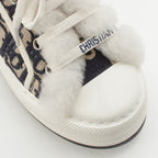Dior Walk'in Oblique Platform Sneakers White Blue — view 6