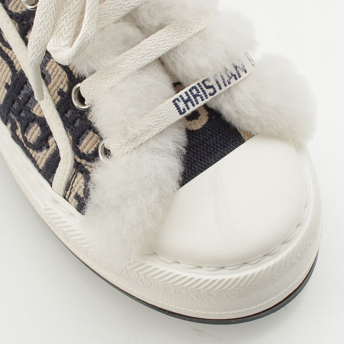 Dior Walk'in Oblique Platform Sneakers White Blue — view 6