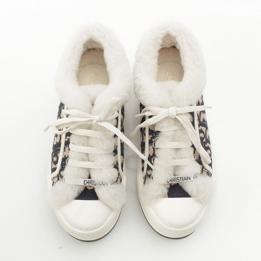 Dior Walk'in Oblique Platform Sneakers White Blue — view 2