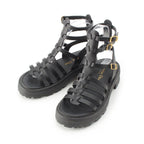 Dior Bay Platform Gurkha Sandals Shoes Black