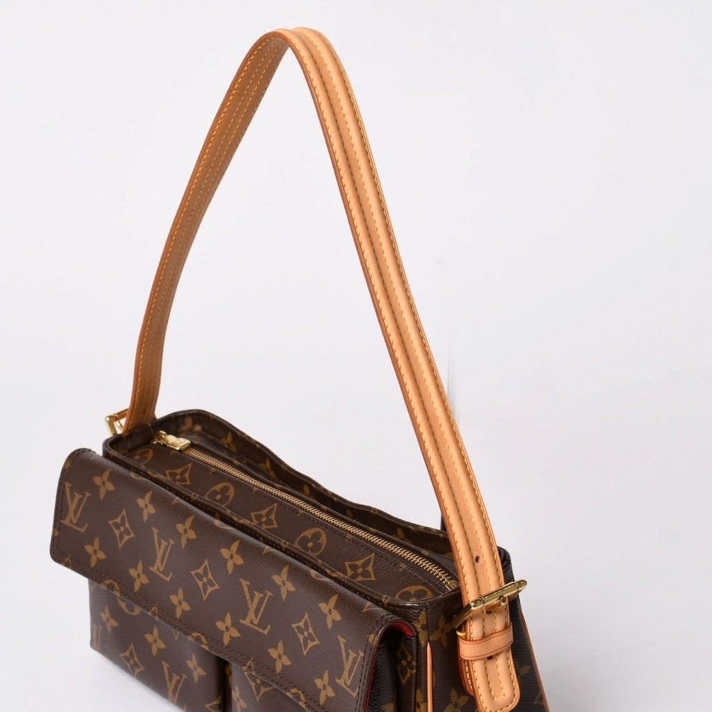 Louis Vuitton Viva-Cite MM Handbag Bag Monogram Brown — view 6
