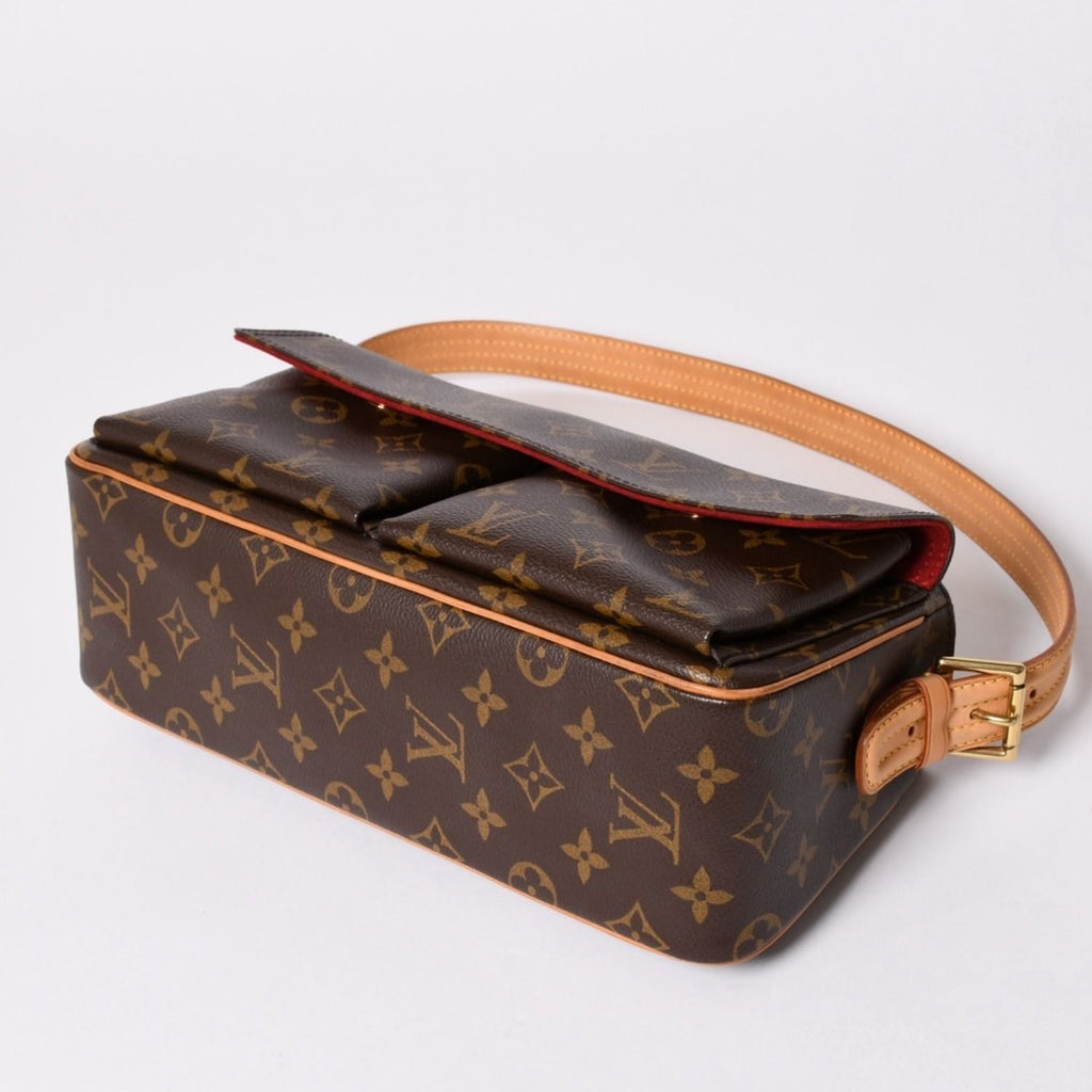Louis Vuitton Viva-Cite MM Handbag Bag Monogram Brown — view 8