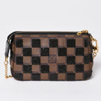 Louis Vuitton Monogram Mini Pochette Accessoires Damier Payette Sequins Pouch — view 3