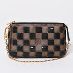Louis Vuitton Monogram Mini Pochette Accessoires Damier Payette Sequins Pouch — view 2