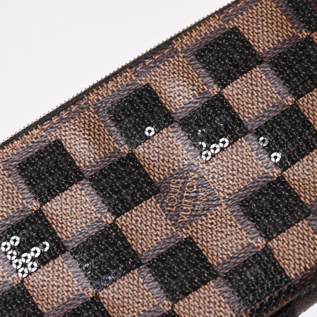 Louis Vuitton Monogram Mini Pochette Accessoires Damier Payette Sequins Pouch — view 7