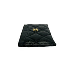 Chanel Box and Seal Quilted CC Logo Caviar Leather Card Case Black — view 4