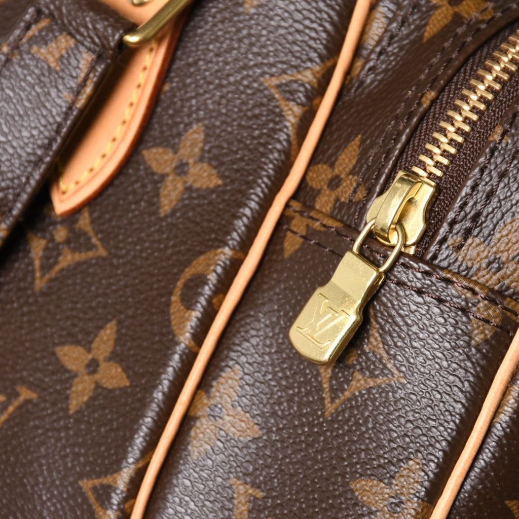 Louis Vuitton Nile Shoulder Bag Monogram Brown Leather Gold — view 7
