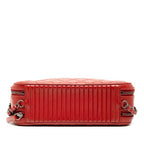 Chanel Quilted Cocobo-i Chain Shoulder Bag Red Lambskin — view 3