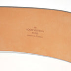 Louis Vuitton Belt 80 32 Leather Black — view 6