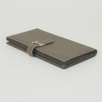 Hermes Bearn Souffle Wallet Epsom Etoupe Gray Silver Veau — view 4