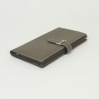 Hermes Bearn Souffle Wallet Epsom Etoupe Gray Silver Veau — view 3