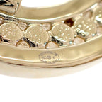 Chanel CC Logo Brooch Metal Rhinestone Gold Ceremonial — view 9