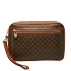 Celine Macadam Clutch Brown