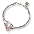 Dior Logo Bracelet Silver