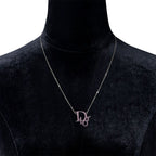 Dior Logo Necklace Silver — view 6