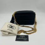 Chanel CC Logo Stitch Quadruple Strand Chain Fringe Shoulder — view 2