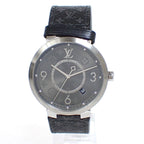 Louis Vuitton Tambour Slim Eclipse Watch Black Gray