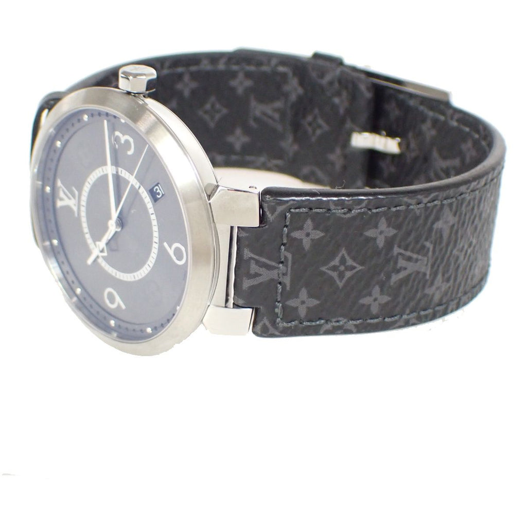 Louis Vuitton Tambour Slim Eclipse Watch Black Gray — view 6