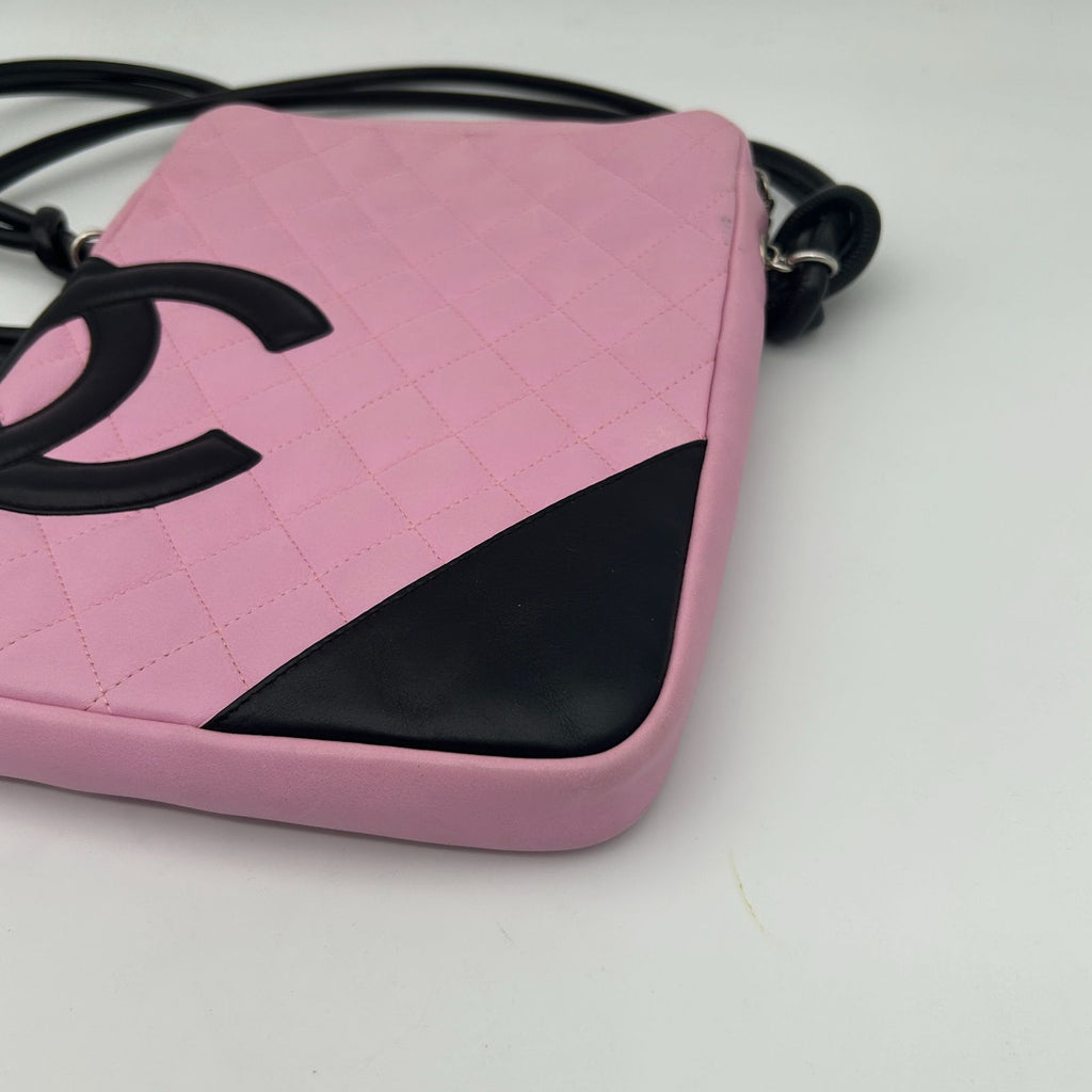 Chanel CC Logo Cambon Shoulder Bag Pink — view 6