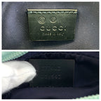 Gucci Guccissima Mint Blue Leather Pouch Makeup — view 3