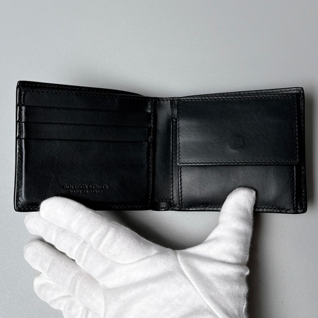Bottega Veneta Cassette Bifold Wallet with Coin Purse — view 3