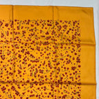 Hermes Carre 90 Silk Scarf Red Berries Yellow — view 6