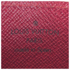 Louis Vuitton Monogram Brown Fuchsia Card Case Business Holder — view 5