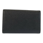 Chanel CC Logo Black Silver Leather Key Case 6 Rows Key Holder — view 2