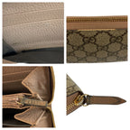 Gucci GG Marmont Beige Gold Supreme Canvas Wallet — view 8