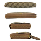 Gucci GG Marmont Beige Gold Supreme Canvas Wallet — view 9