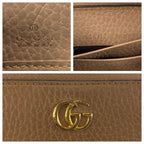 Gucci GG Marmont Beige Gold Supreme Canvas Wallet — view 3