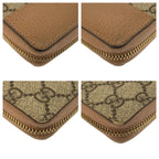 Gucci GG Marmont Beige Gold Supreme Canvas Wallet — view 7
