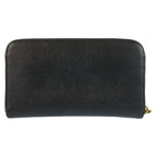 Prada Saffiano Black Gold Leather Wallet — view 2