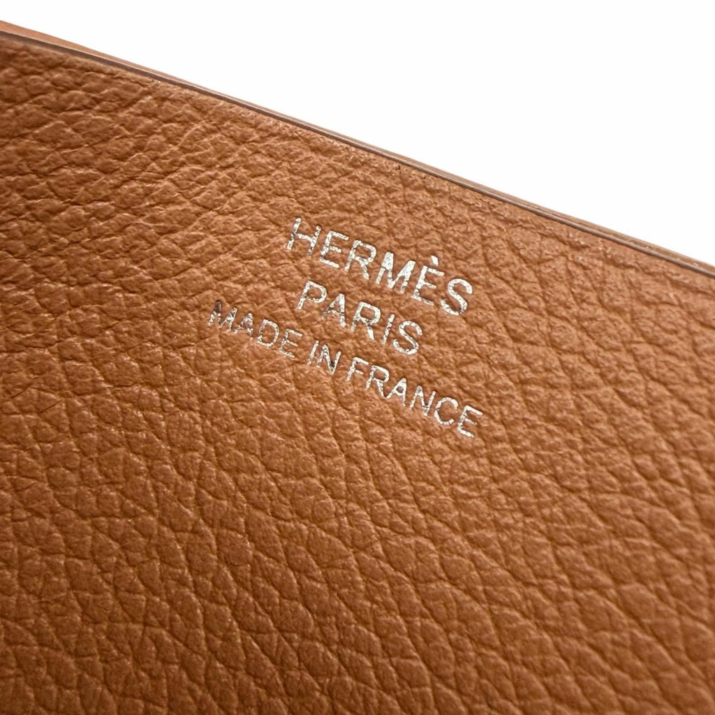 Hermes Series Leather Gold Set Era Case Business Card Holder — view 6