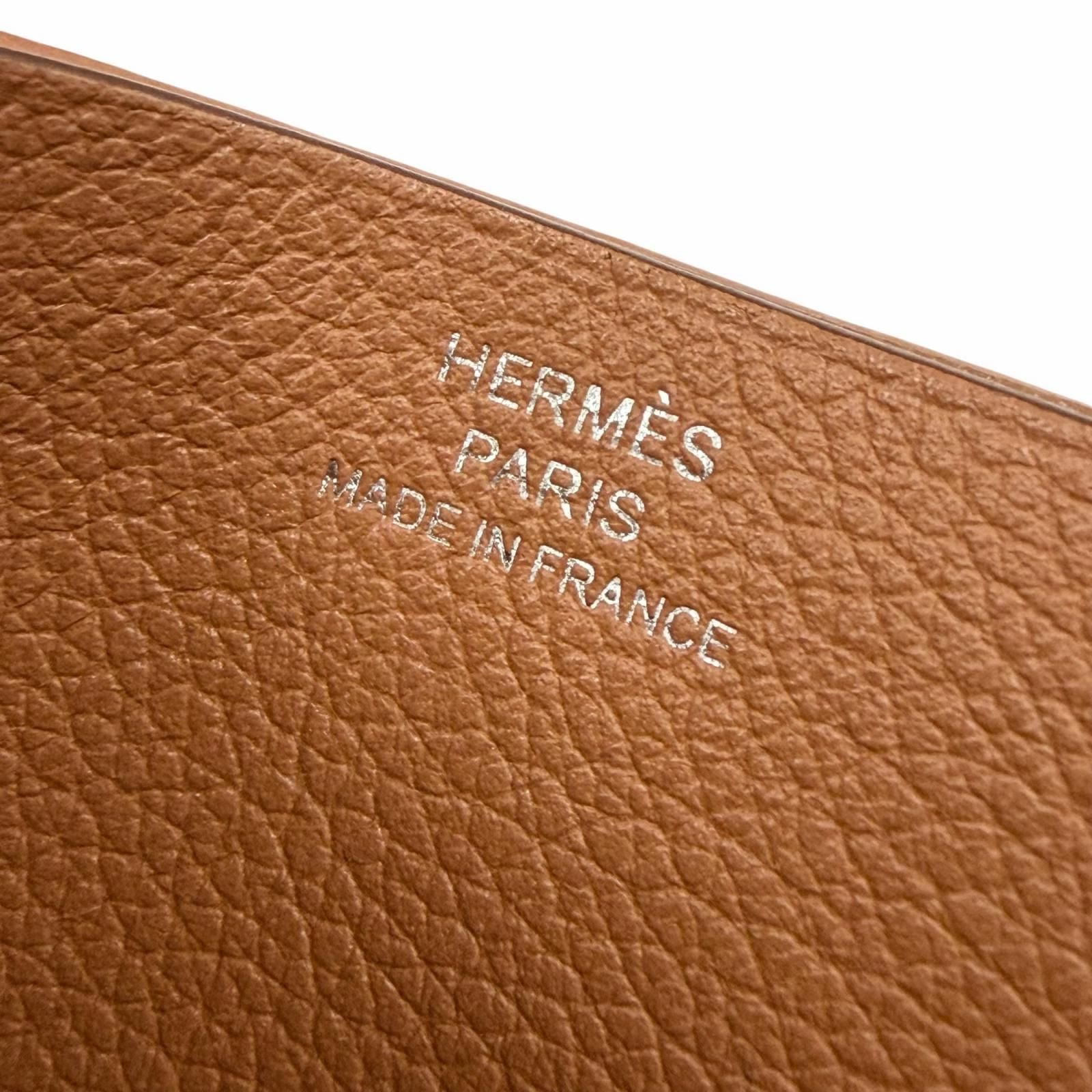 Hermes Series Leather Gold Set Era Case Business Card Holder — view 6