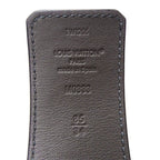 Louis Vuitton Belt Calf LV Damier 40 mm Reversible Black Gold 85 34 Logo Adult — view 5